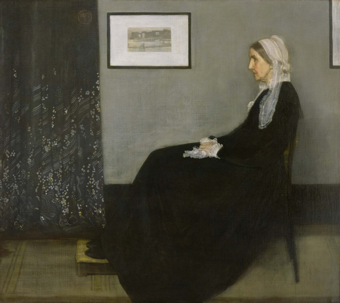 James McNeill Whistler, <i>Arrangement in Grey and Black No.1</i> aka <i>Whistler's Mother</i>, 1871, oil on canvas