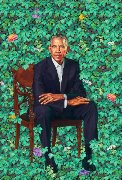 Kehinde Wiley, Barack Obama, 2018